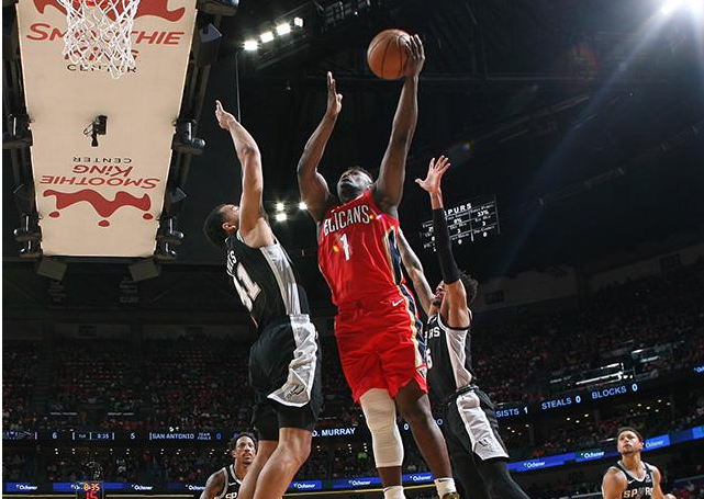 黄蜂碾压猛龙，锡安送出助攻